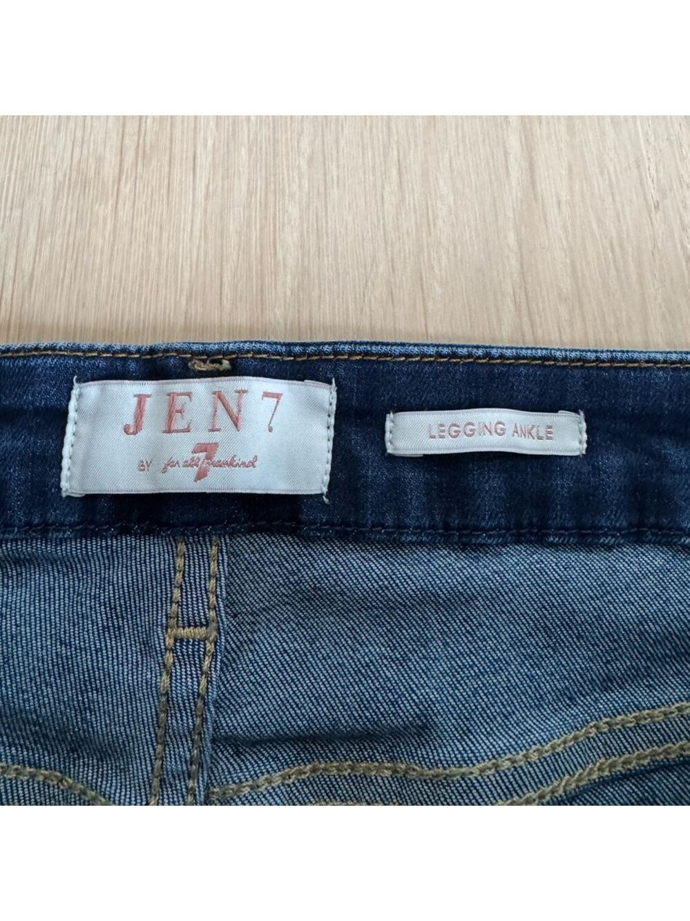 7 For All Mankind Jen7 Legging Ankle Jeans Size 10 NWOT - Picture 5 of 7